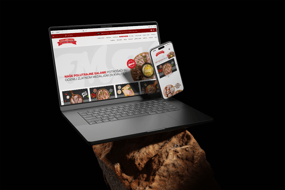 Matijevic website design mockup by Not So Basic Media